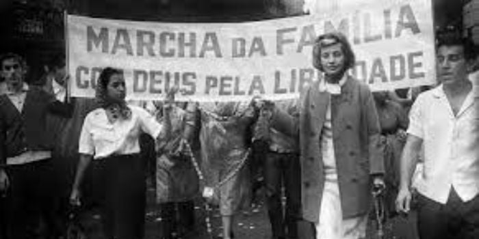 A Marcha da família com Deus pela liberdade, antes do dia histórico de 31 de 1964